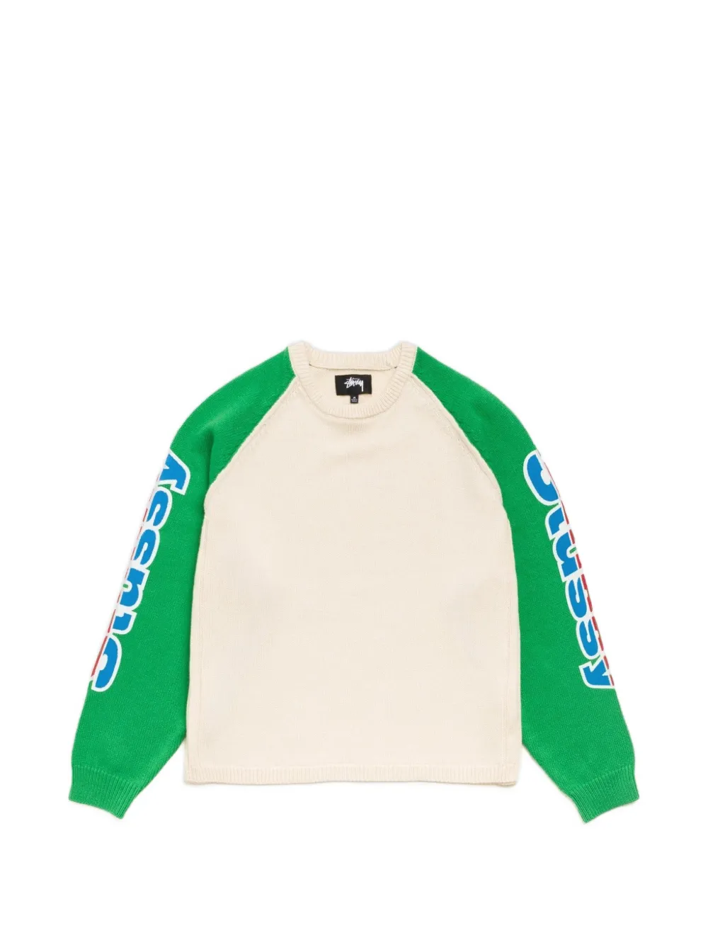 Stüssy two-tone raglan sweater - Toni neutri