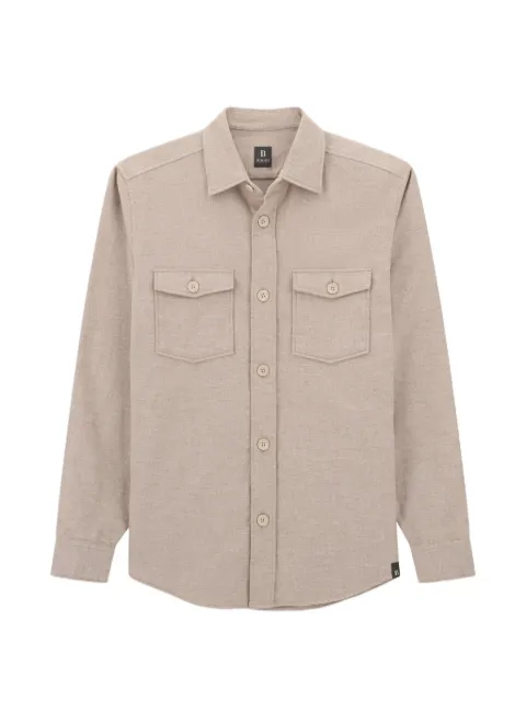 Boggi Milano overshirt in cotton flannel