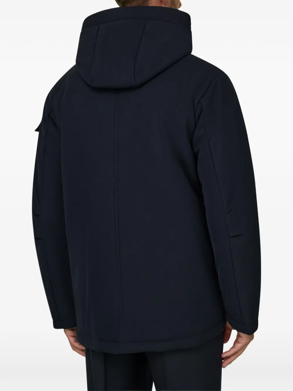 Boggi Milano B Tech parka van technische stof Blauw