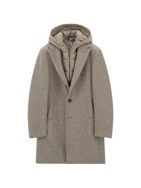 Boggi Milano coat in wool-blend B Jersey