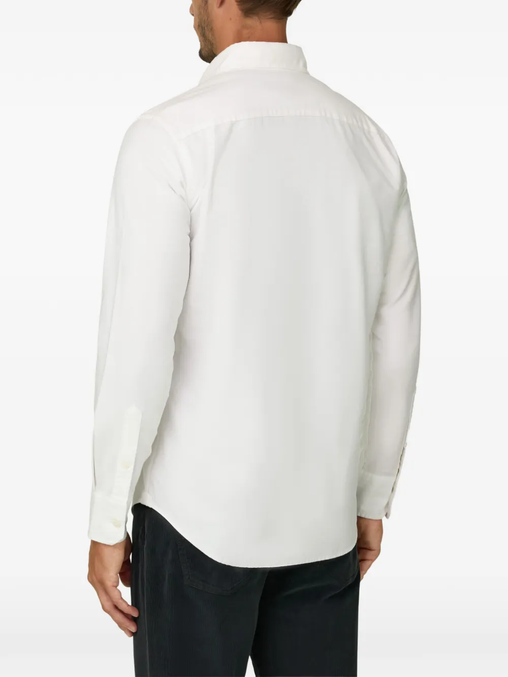 Boggi Milano Oxford regular-fit overhemd Wit