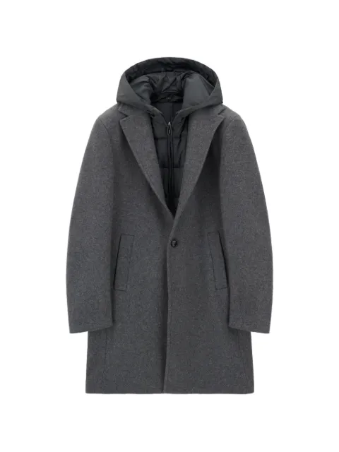 Boggi Milano coat in wool-blend B Jersey
