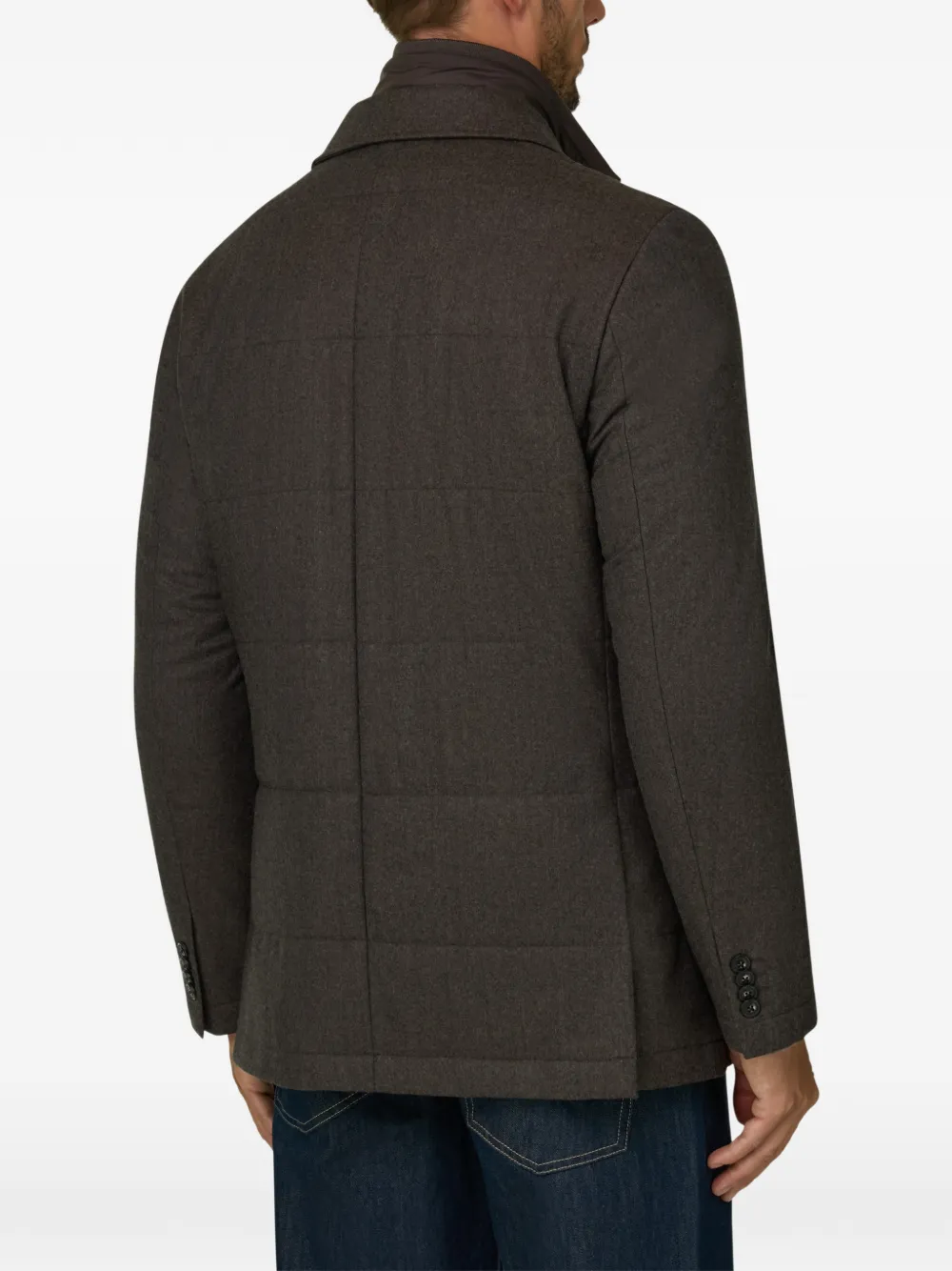 Boggi Milano Wollen mélange jack Bruin