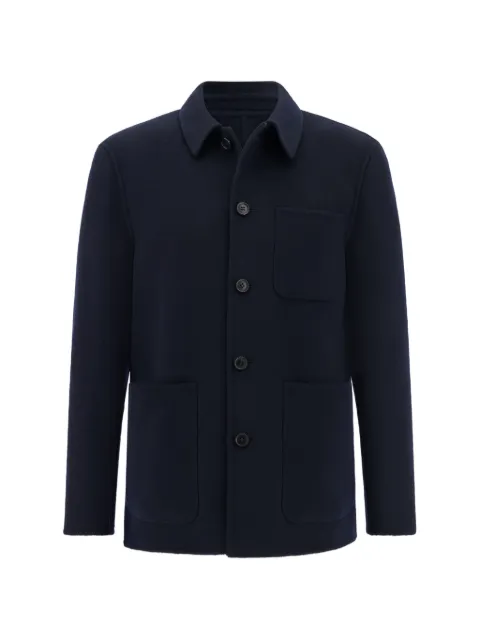 Boggi Milano shacket in wool