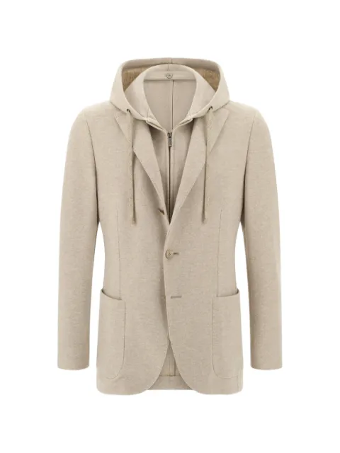Boggi Milano sweatshirt blazer Madison mélange wool-cashmere B Jersey
