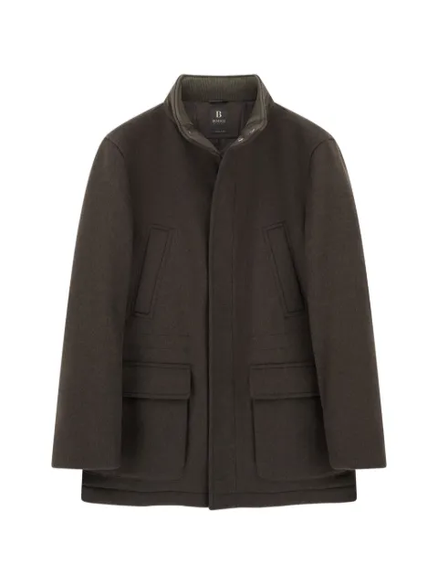 Boggi Milano car coat padded in wool-cashmere