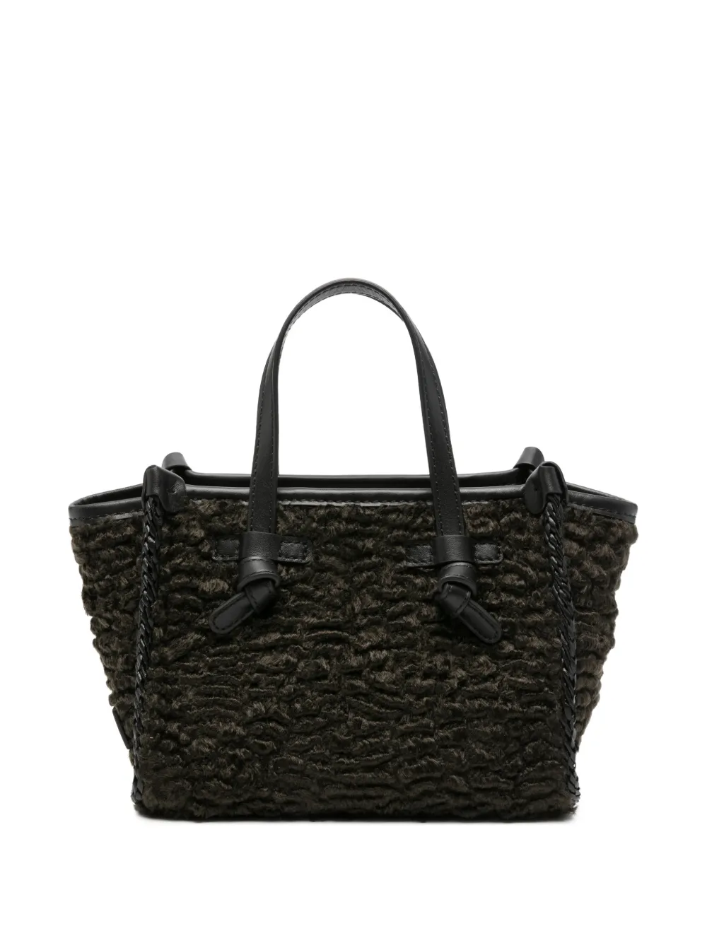 GIANNI CHIARINI Miss Marcella faux-fur tote bag Bruin