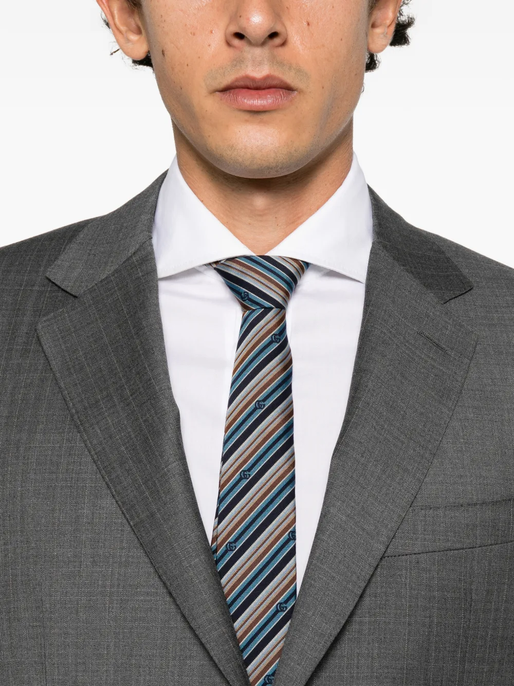 Canali single-breasted suit Grijs