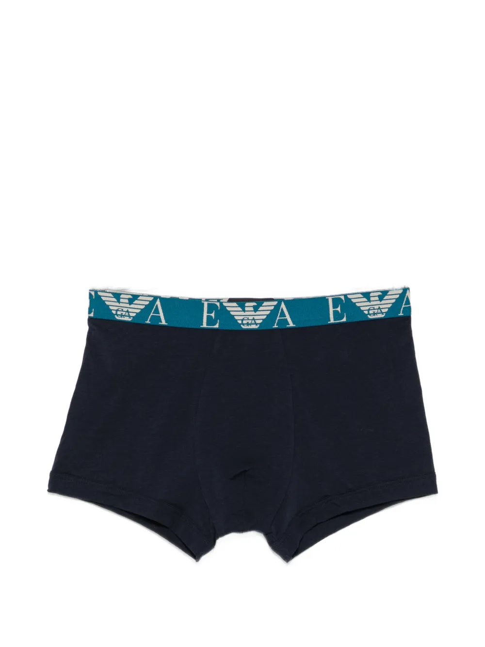 Emporio Armani logo-waistband boxers (pack of three) Blauw