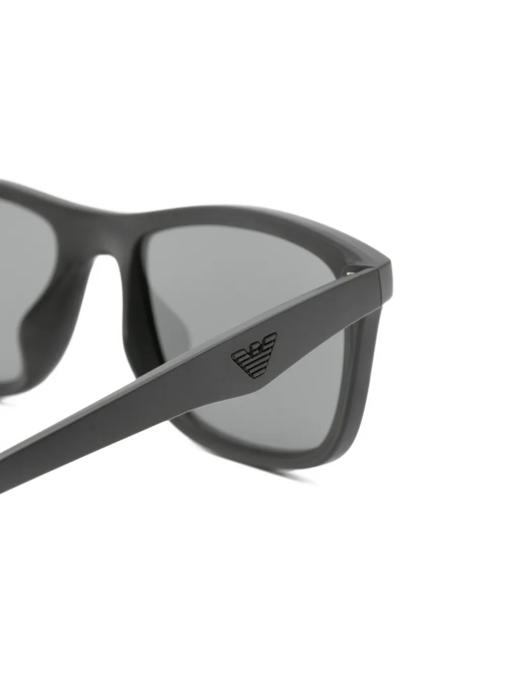 Emporio Armani rectangle-frame sunglasses Zwart