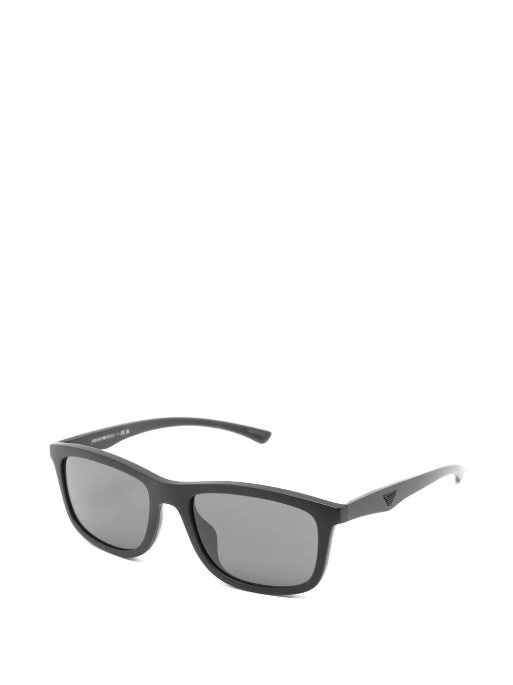 Emporio Armani rectangle-frame sunglasses Zwart