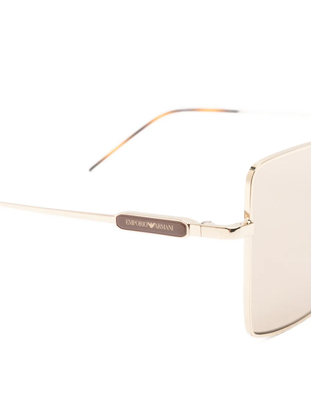 Emporio Armani geometric-frame sunglasses Goud