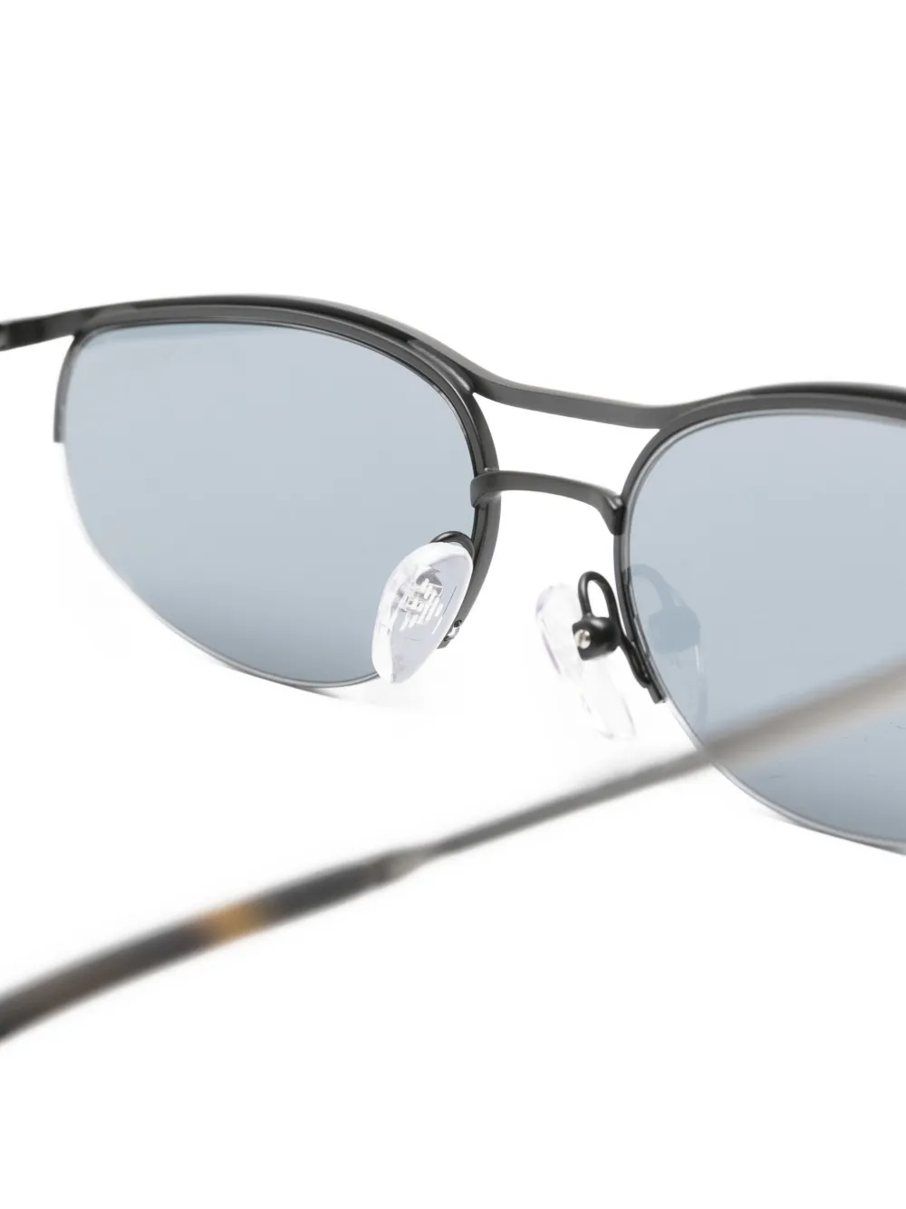 Emporio Armani oval-frame sunglasses Grijs
