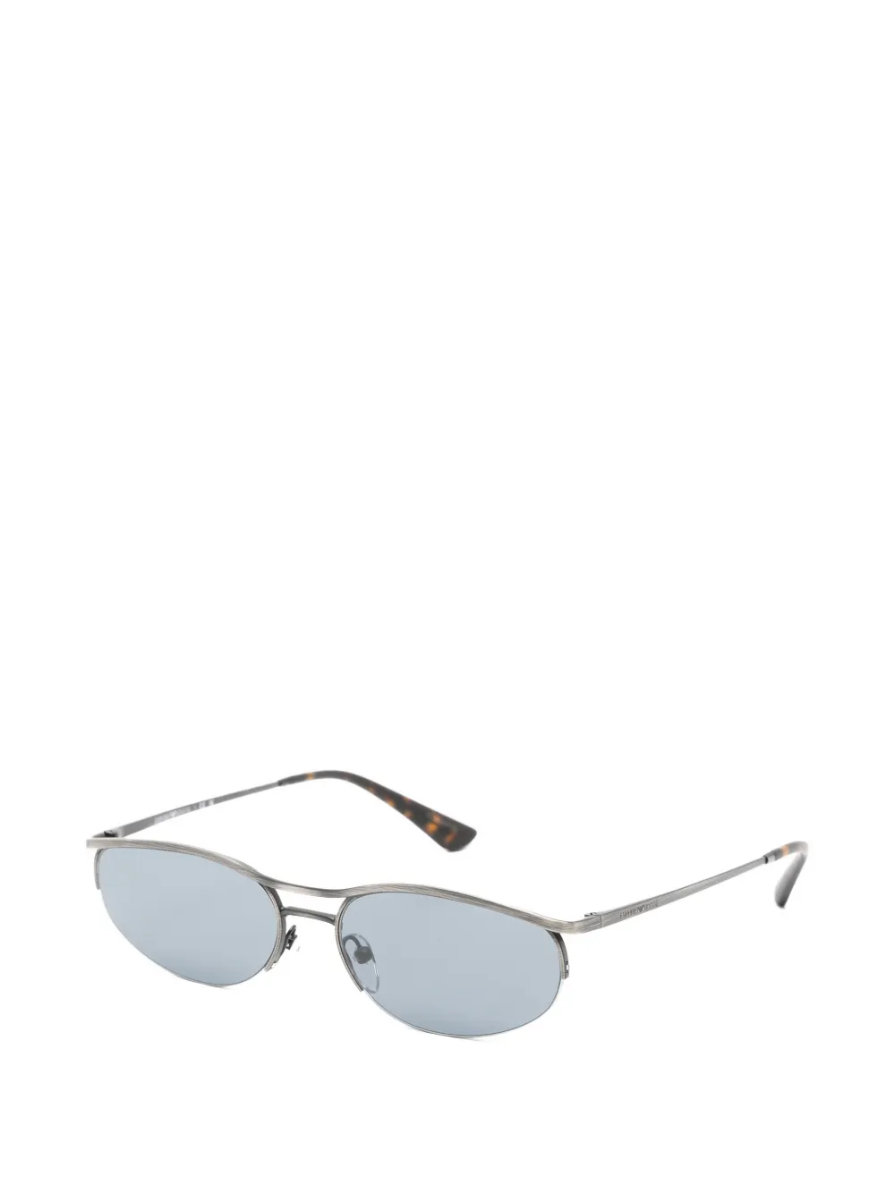 Emporio Armani oval-frame sunglasses Grijs