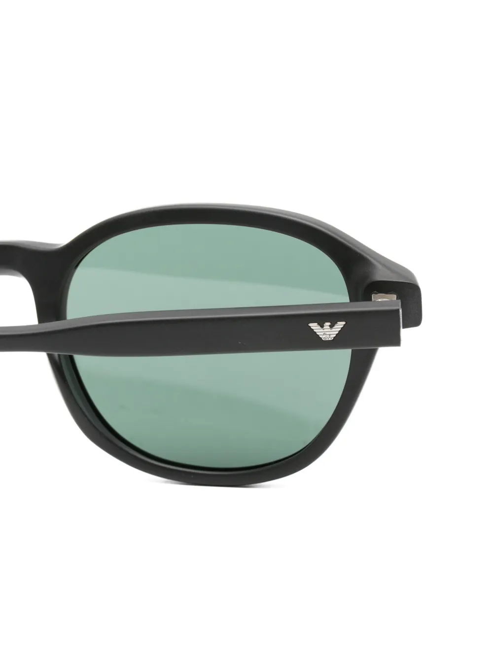 Emporio Armani round-frame sunglasses Zwart