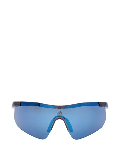 adidas shield-frame sunglasses
