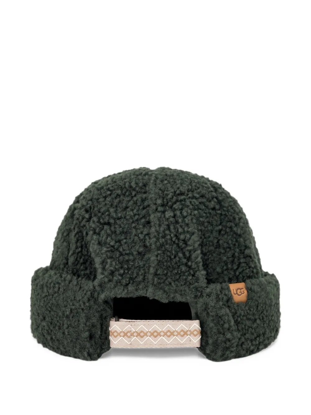 UGG brimless braid beanie Groen