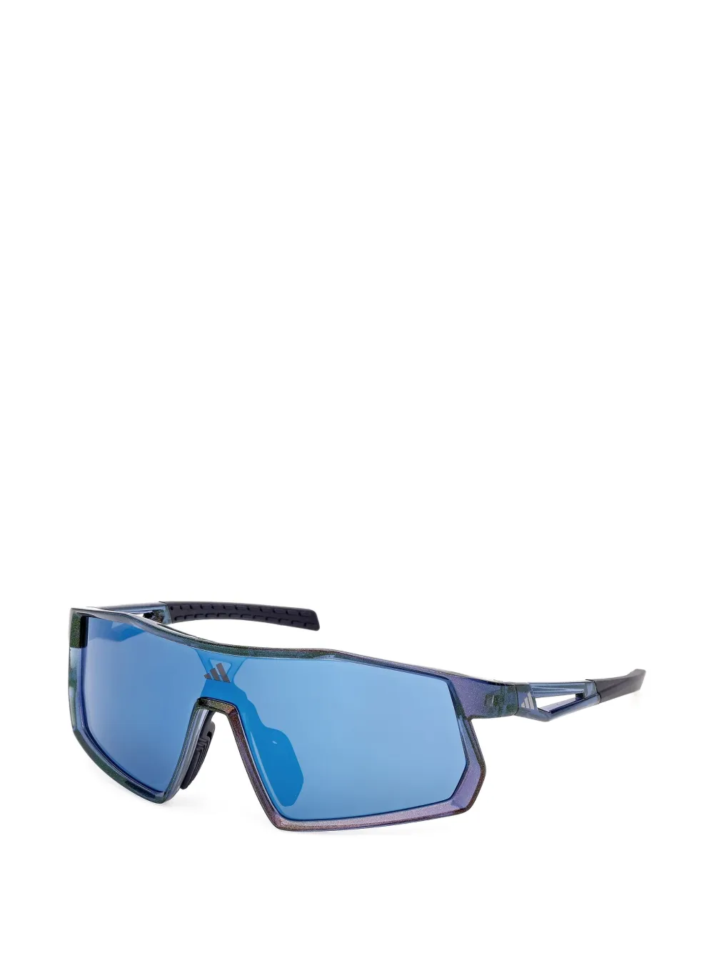 adidas Kentro S zonnebril met geometrisch montuur Blauw