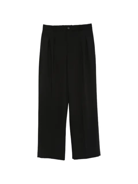 Hevo pleated elasticated-waistband trousers