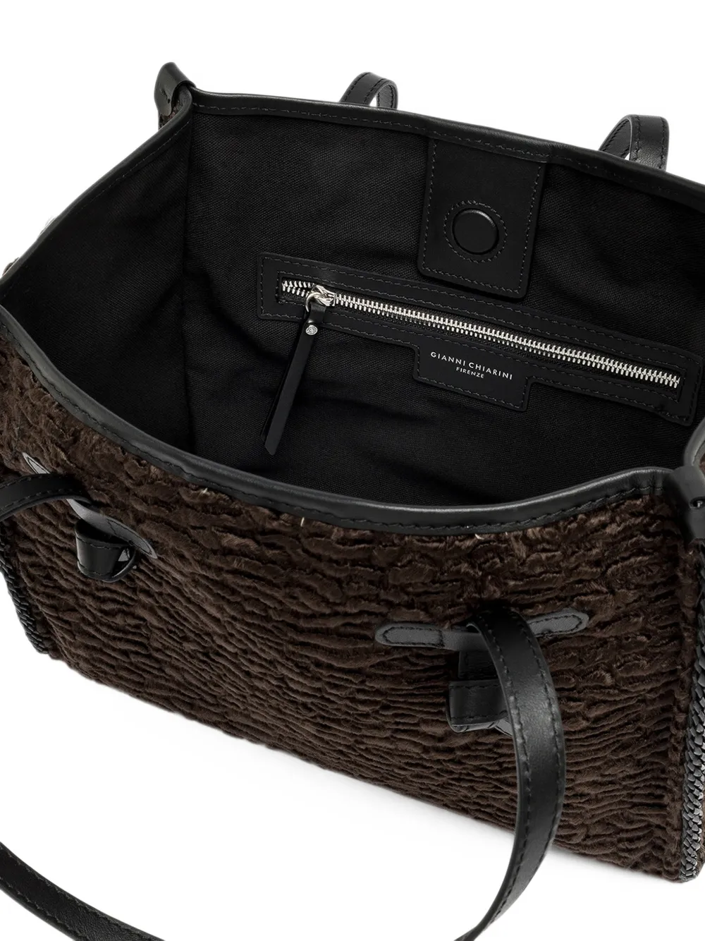 GIANNI CHIARINI medium Marcella tote bag Bruin