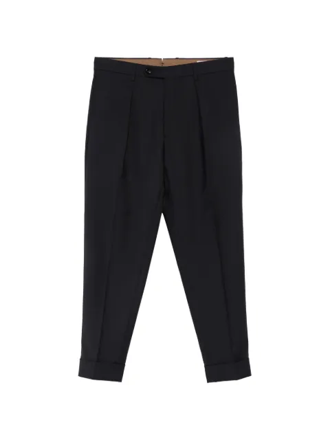 Berwich pantalones con pinzas y dobladillo vuelto