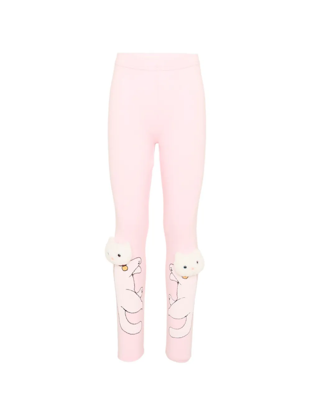 Poco Blush Kitty Warrior printed leggings - Rosa