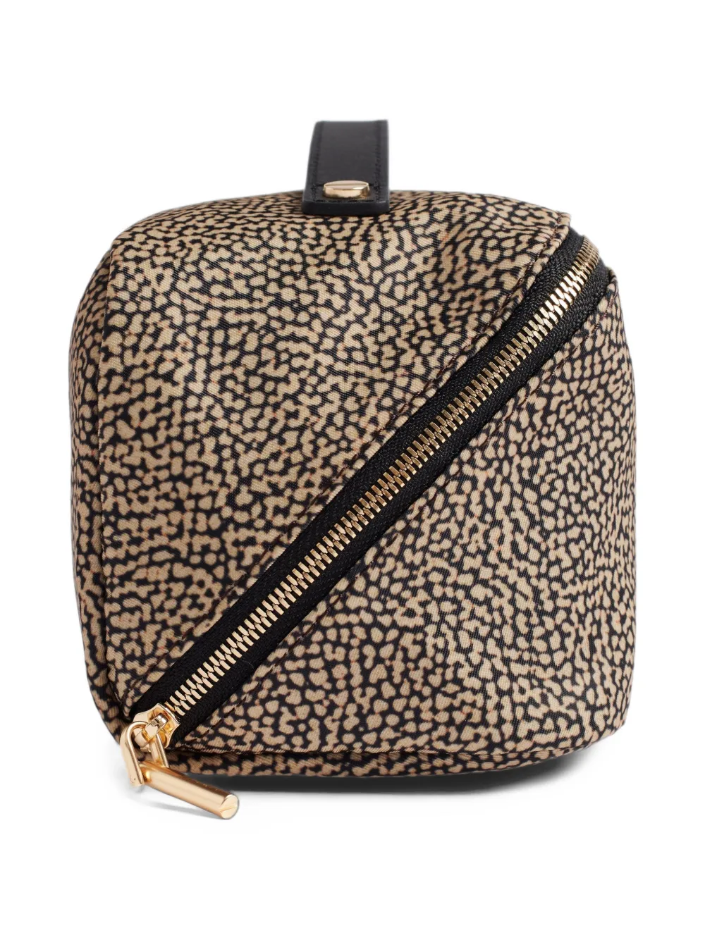 Borbonese Medium Make Up Bag In Brown