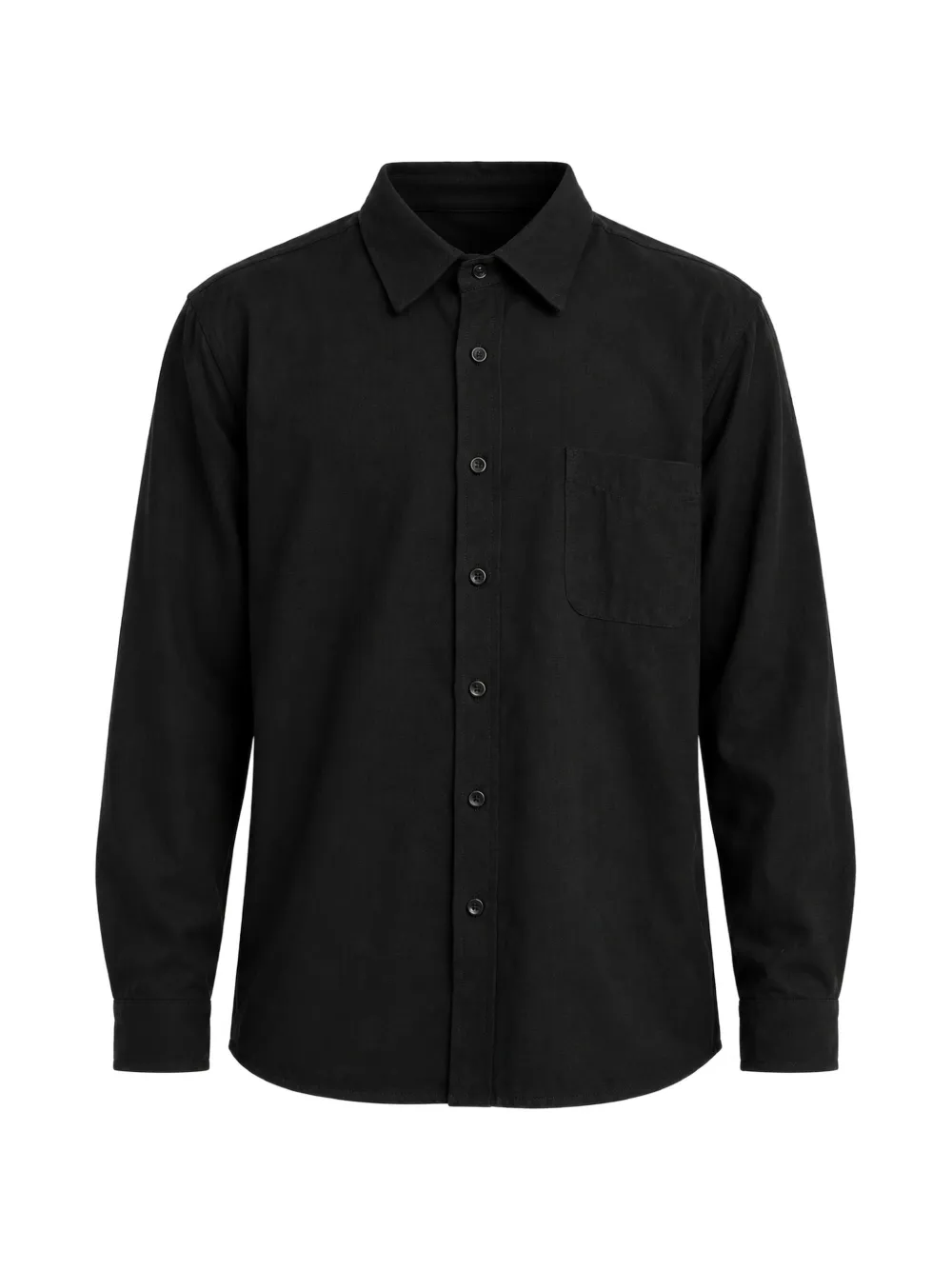 LAST CALL FOR Sulawesi chest-pocket long-sleeve shirt - Schwarz