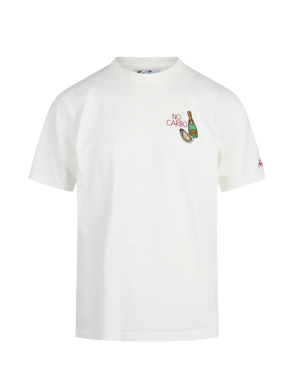 MC2 Saint Barth Arnott T-shirt met borduurwerk Wit