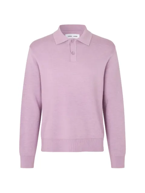 SAMSOE SAMSOE Sanino long-sleeve polo shirt