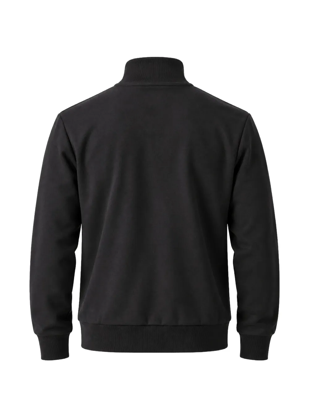 Colmar Trui met logo-patch en kwartrits Zwart