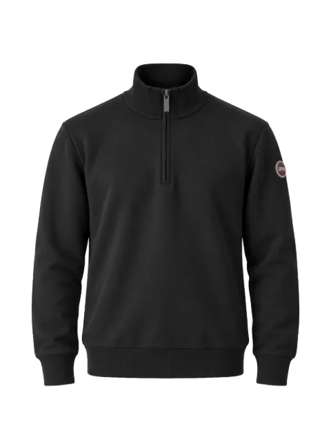 Colmar quarter-zip logo-patch sweater