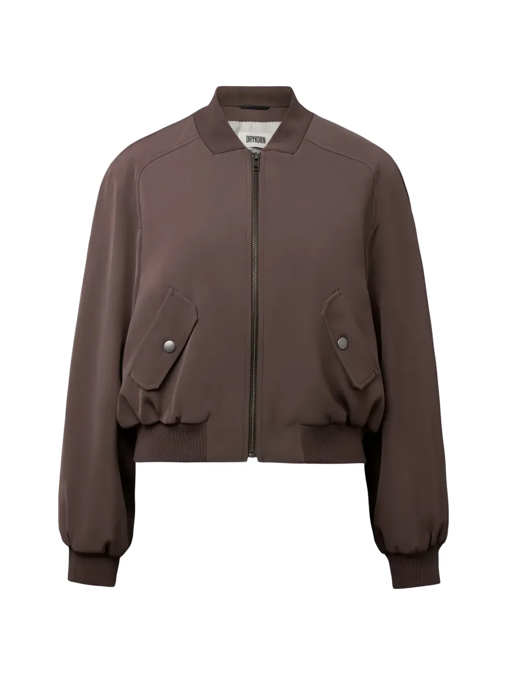 Drykorn Marham zip-up bomber jacket - Braun
