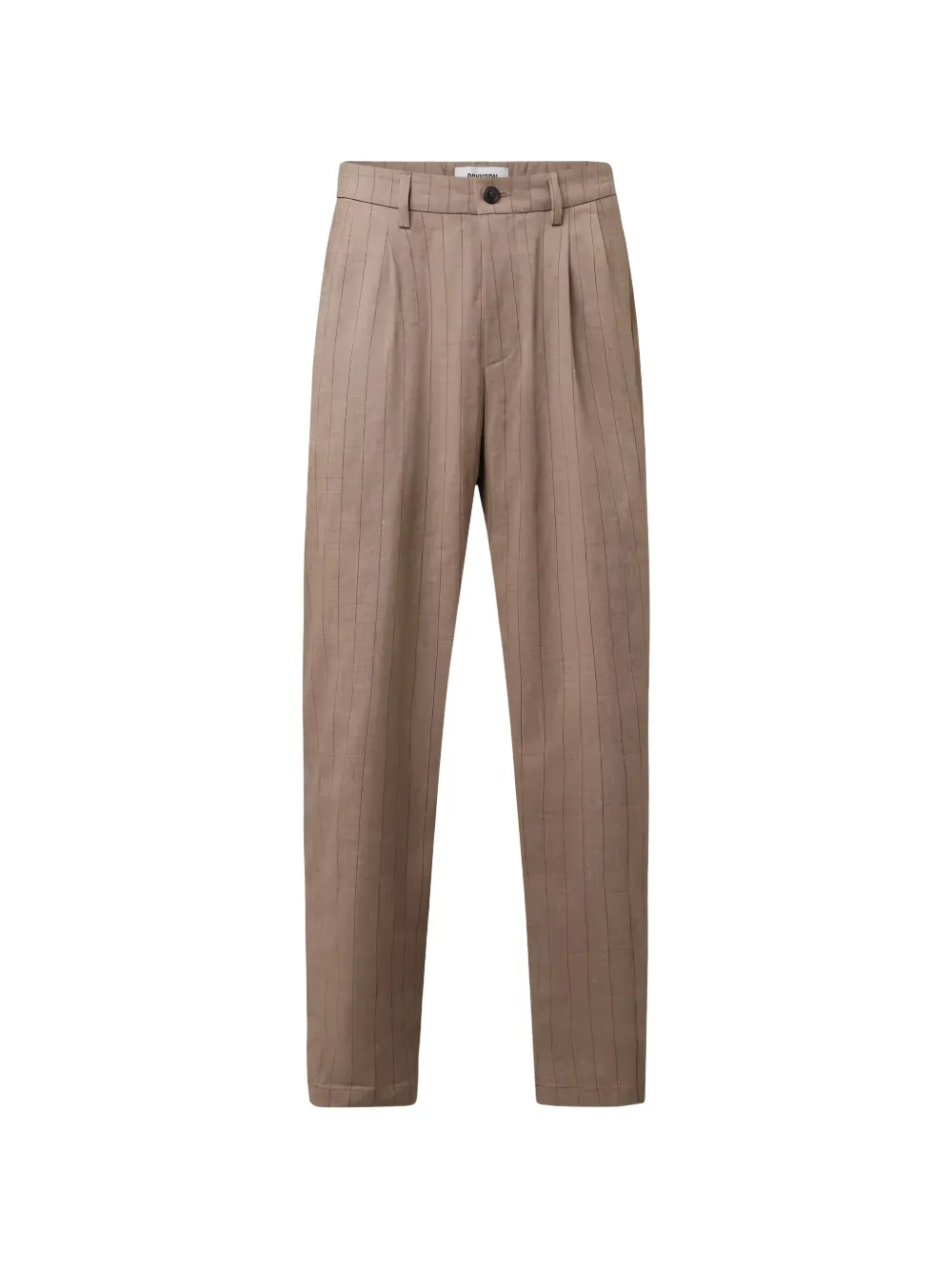 Drykorn Maryko broek met krijtstreep Bruin