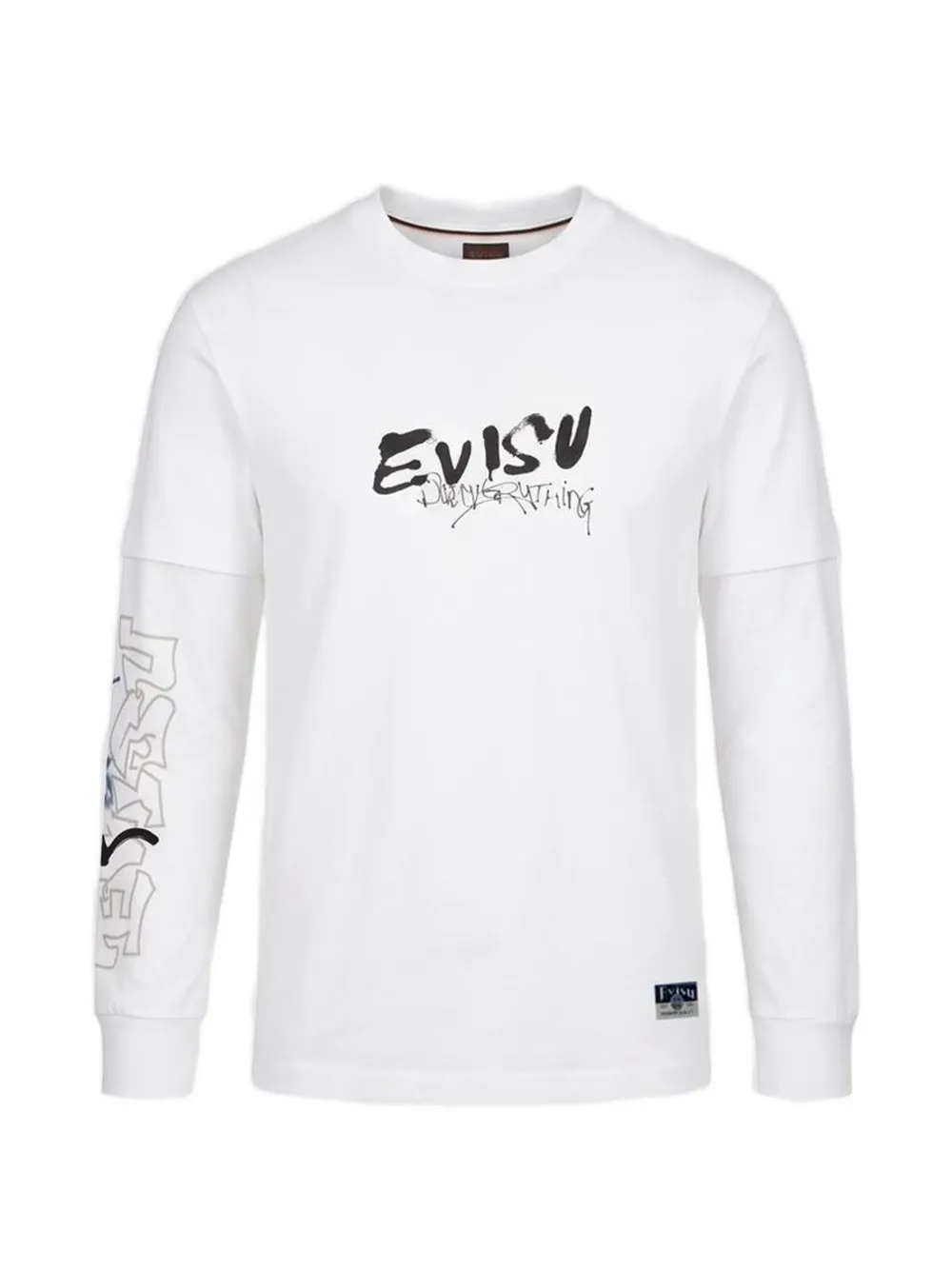 EVISU daruma-print long-sleeve T-shirt