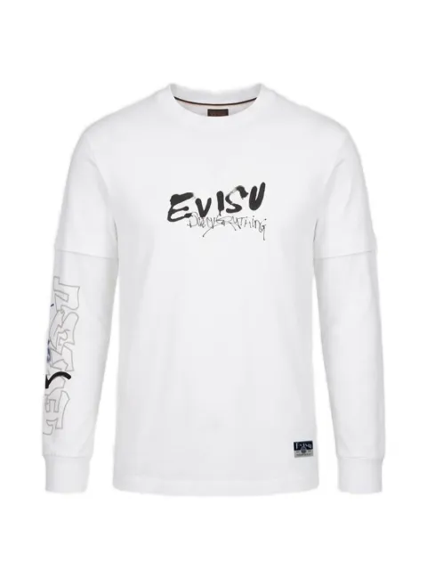 EVISU daruma-print long-sleeve T-shirt