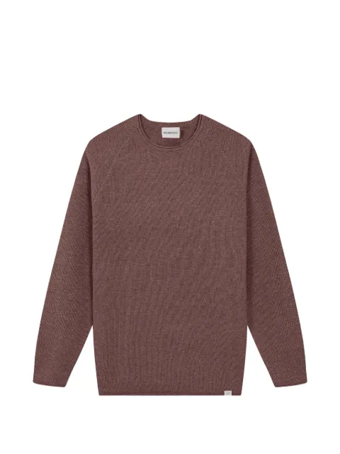 NOWADAYS honeycomb-knit raglan-sleeve sweater