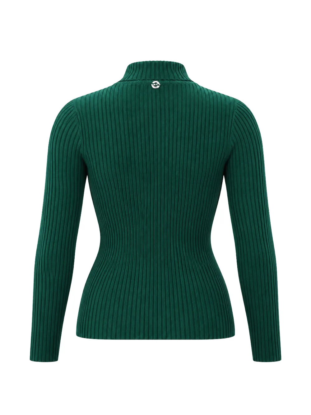 TWINSET Ribgebreide trui Groen
