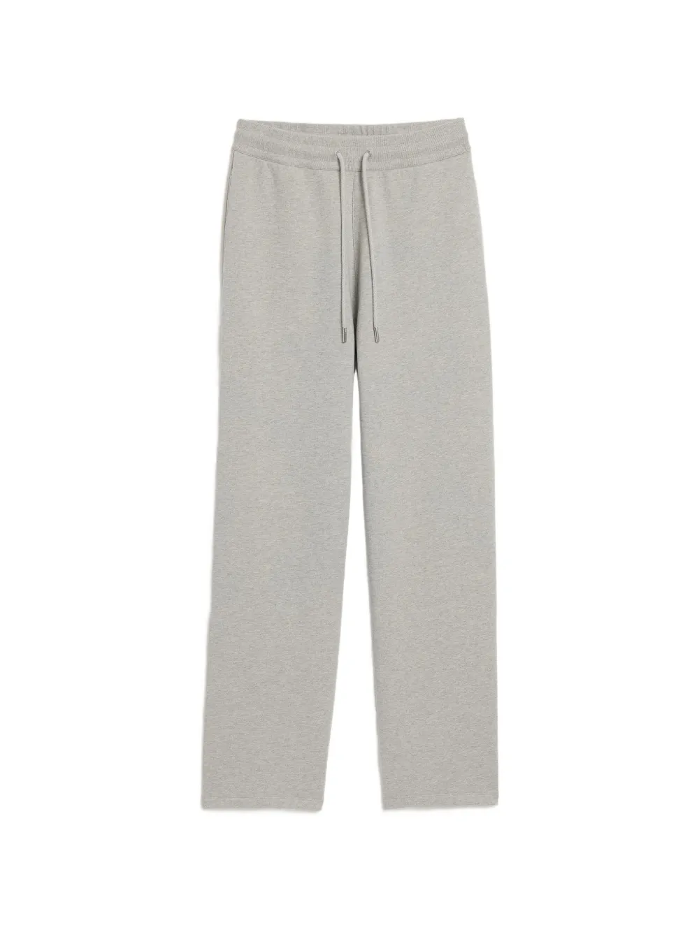 AMI Paris grey cotton track pants with Ami de Coeur