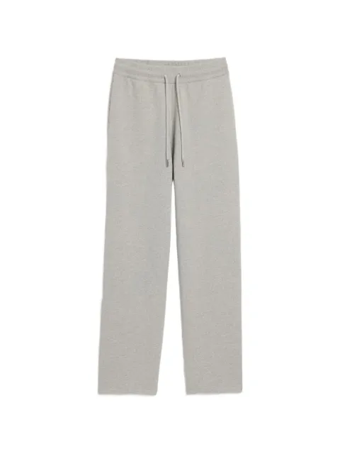 AMI Paris grey cotton track pants with Ami de Coeur