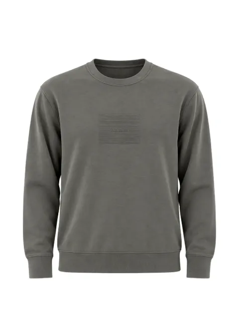Armani Exchange logo-embroidered crew-neck sweatshirt