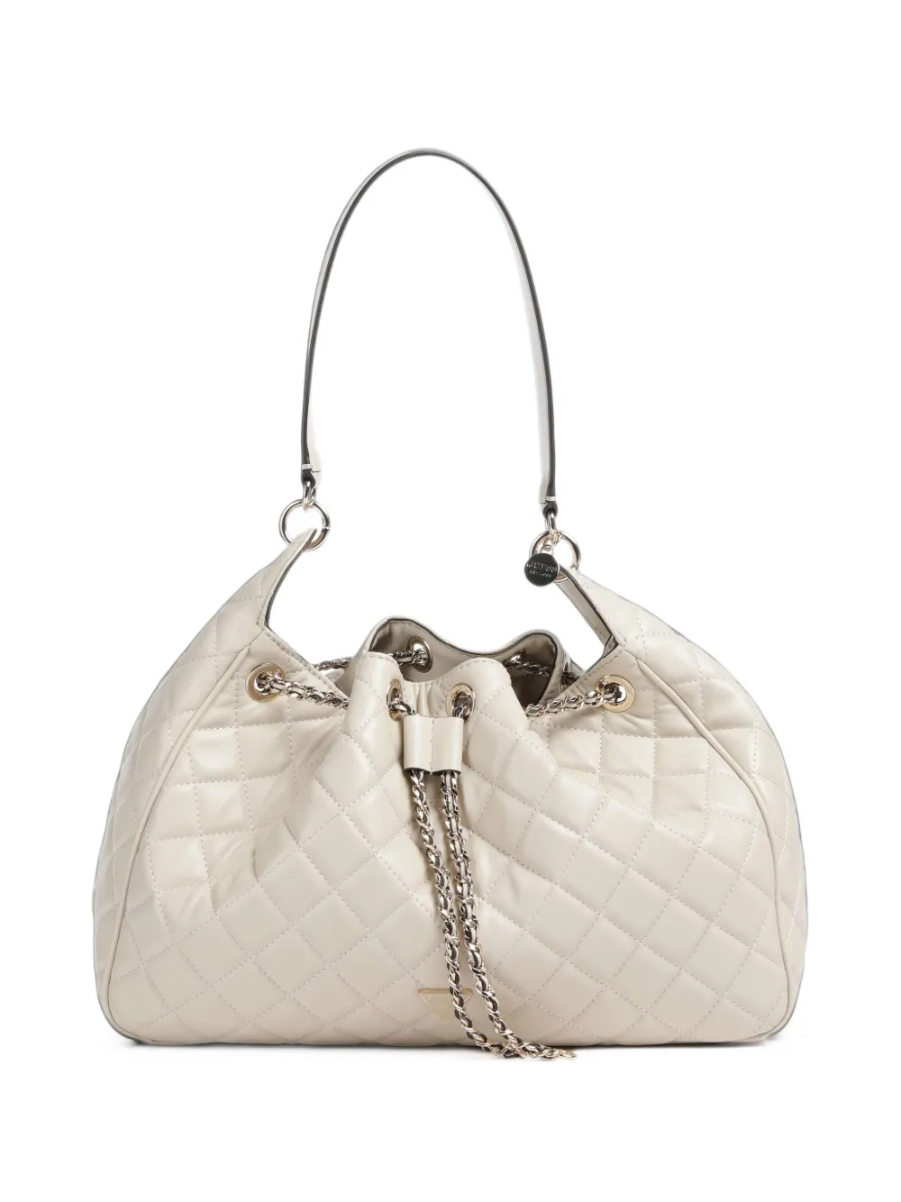 GUESS USA Gesteppte Juliet Beuteltasche - Nude
