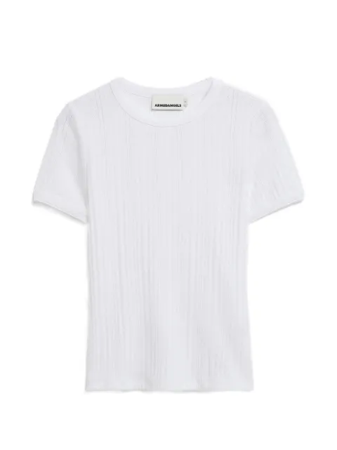 ARMEDANGELS pointelle-knit ribbed T-shirt