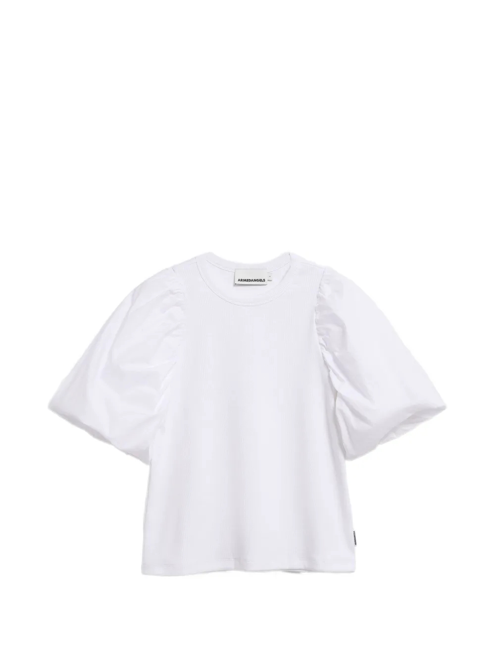ARMEDANGELS puff-sleeve T-shirt - Bianco