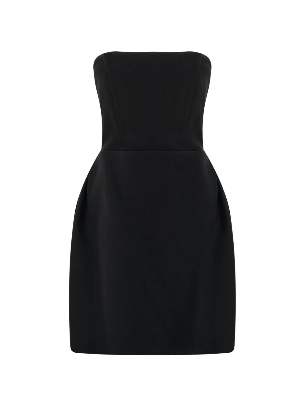 ACTUALEE strapless tulip-skirt mini dress - Schwarz