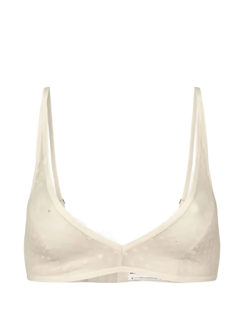 SAMSOE SAMSOE Reggiseno Saviona in rete a pois - Toni neutri
