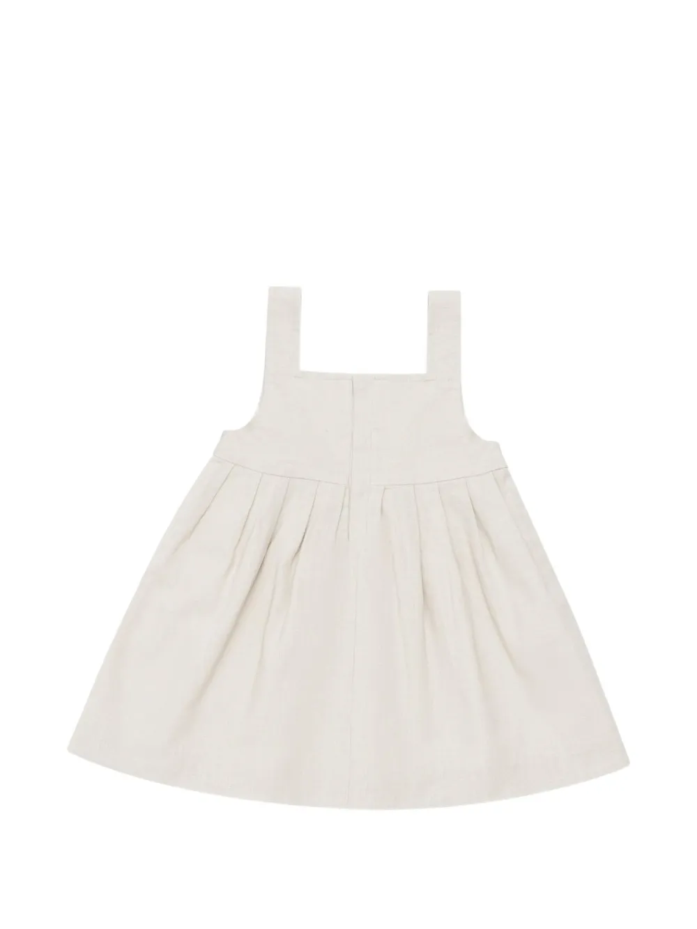Donsje Harpar embroidered pleated dress Beige