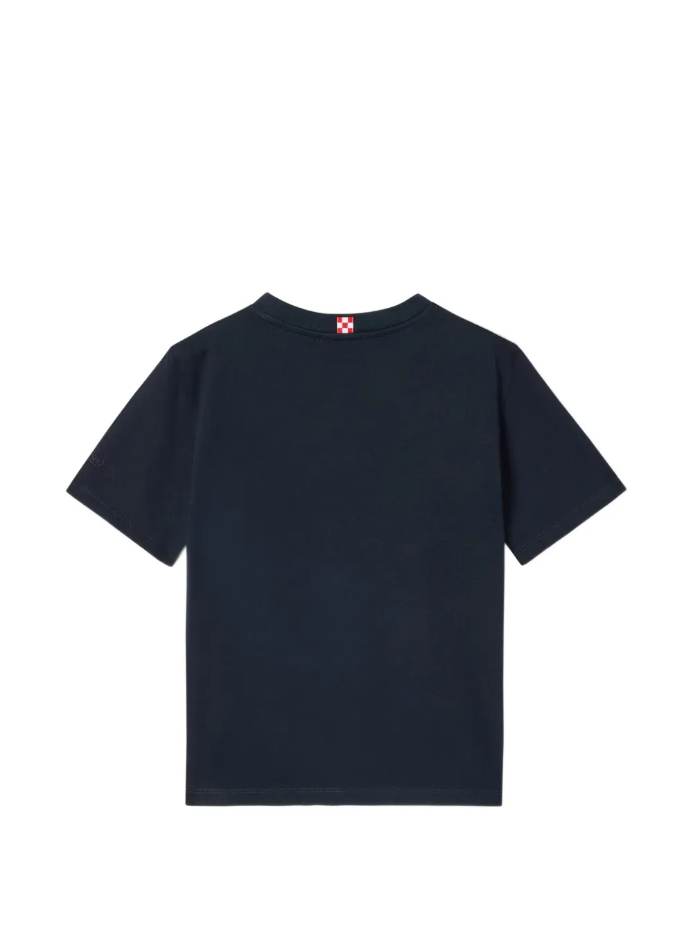 MC2 Saint Barth Kids Cameron T-shirt met geborduurd logo Blauw