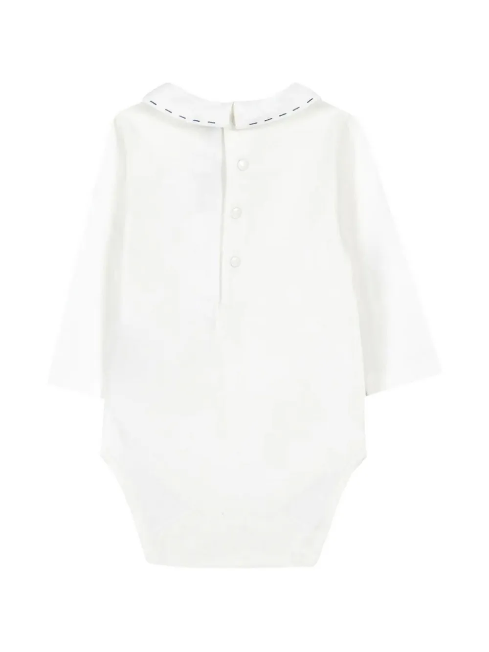 Tartine Et Chocolat embroidered-collar body Wit
