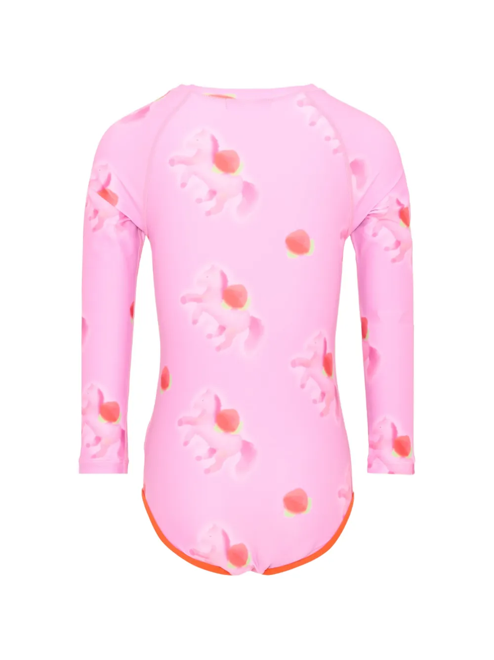 Poco Blush graphic-print long-sleeve swimsuit Roze